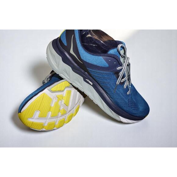 HOKA Arahi 3 Men’s Size 11 Blue Yellow Stability Running Shoes BSMI EU 45⅓ - Picture 10 of 13